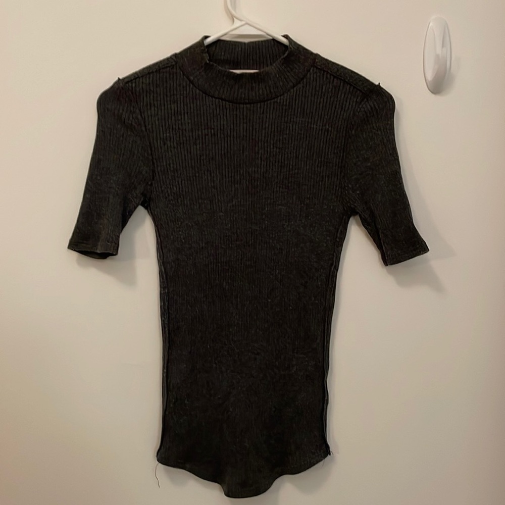 Free People Mock Neck Top